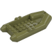 LEGO Olive Green Rubber Boat 6 x 12 x 2 (78611)