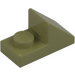 LEGO Olijfgroen Helling 1 x 2 (45°) met Plaat (15672 / 92946)