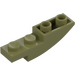 LEGO Olivengrønn Skråning 1 x 4 Buet Omvendt (13547)