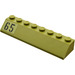 LEGO Olijfgroen Helling 2 x 8 (45°) met Hydra Voertuig 65 (Rechtsaf) Sticker (4445)