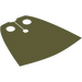 LEGO Olivgrün Standard Umhang mit normaler gestärkter Textur (20458 / 50231)