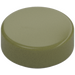 LEGO Olive Green Tile 1 x 1 Round (98138)