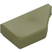 LEGO Olive Green Tile 1 x 2 45° Angled Cut Right (5092)