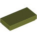 LEGO Olive Green Tile 1 x 2 with Groove (3069 / 30070)