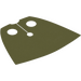 LEGO Olivgrün Very Kurz Umhang mit Standardgewebe (99464 / 101646)