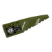 LEGO Olive Green Wedge 12 x 3 x 1 Double Rounded Right with Armor, Hatch and Vents Sticker (42060)