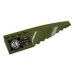 LEGO Olive Green Wedge 12 x 3 x 1 Double Rounded Right with Armor, Hatch and Vents Sticker (42060)