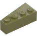 LEGO Olivengrøn Kile Klods 2 x 4 Højre (41767)