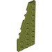 LEGO Olive Green Wedge Plate 3 x 8 Wing Left (50305)