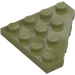 LEGO Olive Green Wedge Plate 4 x 4 Corner (30503)