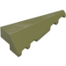 LEGO Olive Green Wedge Slope 2 x 5 (45°) Right  (3505)