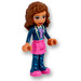 LEGO Olivia (Dark Blauw Jasje) Minifiguur