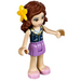 LEGO Olivia, Medium Lavender Skirt minifiguur