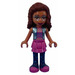 LEGO Olivia met Blauw Waistcoat en Roze Jurk Minifiguur