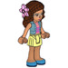 LEGO Olivia met Bloem Minifiguur