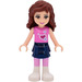 LEGO Olivia met Roze Hart Top Minifiguur