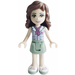 LEGO Olivia with Sand Green Skirt, Lavender Top with Scarf Minifigure