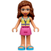 LEGO Olivia met Geel Top en Roze Rok Minifiguur