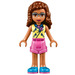 LEGO Olivia mit Gelb Weste oben Minifigur