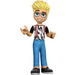 LEGO Olly con Negro y Blanco Parte superior y Suspenders Minifigura