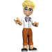 LEGO Olly met Donkeroranje Broek Minifiguur