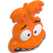 LEGO Orange Anxiety Head with Hair