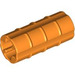 LEGO Orange Essieu Connecteur (Strié avec trou &#039;x&#039;) (6538)