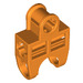 LEGO Oranje Bal Connector met Haakse Axleholes en Vents en sleuven aan de zijkant (32174)
