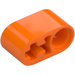 LEGO orange Bjælke 2 med Aksel hul og Pin Hul (40147 / 74695)