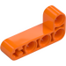 LEGO Oransje Bjelke 2 x 4 Bøyd 90 grader, 2 og 4 Hull (32140 / 42137)