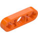 LEGO Orange Faisceau 3 x 0.5 Mince avec Essieu des trous (6632 / 65123)