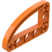 LEGO Orange Beam 3 x 5 x 0.5 Bent 90 Degrees Quarter Ellipse (32250 / 65714)