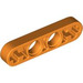 LEGO Orange Beam 4 x 0.5 Thin with Axle Holes (32449 / 63782)