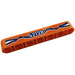 LEGO Orange Beam 7 with &#039;42128&#039;, Lightning Sticker (32524)