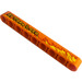 LEGO Oranje Balk 9 met &#039;El Toro Loco&#039;, Flames (Rechtsaf) Sticker (40490)
