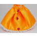 LEGO Orange Belville Skirt with Red Jewels