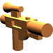 LEGO Orange Blaster Gun - Short  (58247)