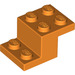 LEGO Orange Support 2 x 3 avec assiette et Step avec porte-goujon inférieur (73562)