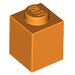 LEGO Orange Brique 1 x 1 (3005 / 30071)