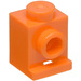 LEGO Orange Backstein 1 x 1 mit Scheinwerfer (4070 / 30069)
