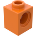 LEGO Orange Stein 1 x 1 mit Loch (6541)