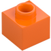 LEGO oranžová Kostka 1 x 1 x 0.7 (86996)