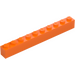 LEGO Orange Brick 1 x 10 (6111)