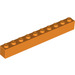 LEGO Oranje Steen 1 x 10 (6111)