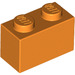 LEGO Orange Brique 1 x 2 avec tube inférieur (3004 / 93792)