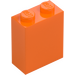 LEGO Oranje Steen 1 x 2 x 2 met binnenas houder (3245)