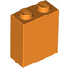 LEGO Oranje Steen 1 x 2 x 2 met Stud houder aan de binnenzijde (3245)
