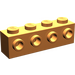 LEGO Orange Brick 1 x 4 with 4 Studs on One Side (30414)