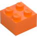 LEGO orange Klods 2 x 2 (3003 / 6223)