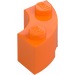 LEGO Orange Brick 2 x 2 Round Corner with Stud Notch and Reinforced Underside (85080)